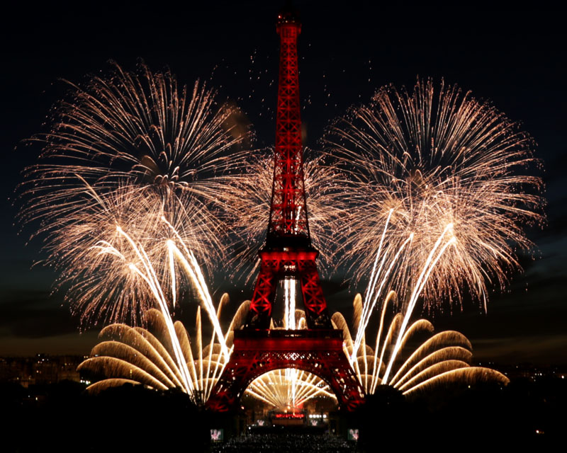Ruggieri Pyrotechnie Paris National Day 2017 - Tour Eiffel
